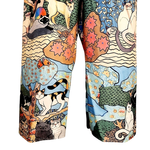 Shein Curve | Women's Colorful Animal Printed Lounge Pants (Size 1XL) - Picture 8 of 13